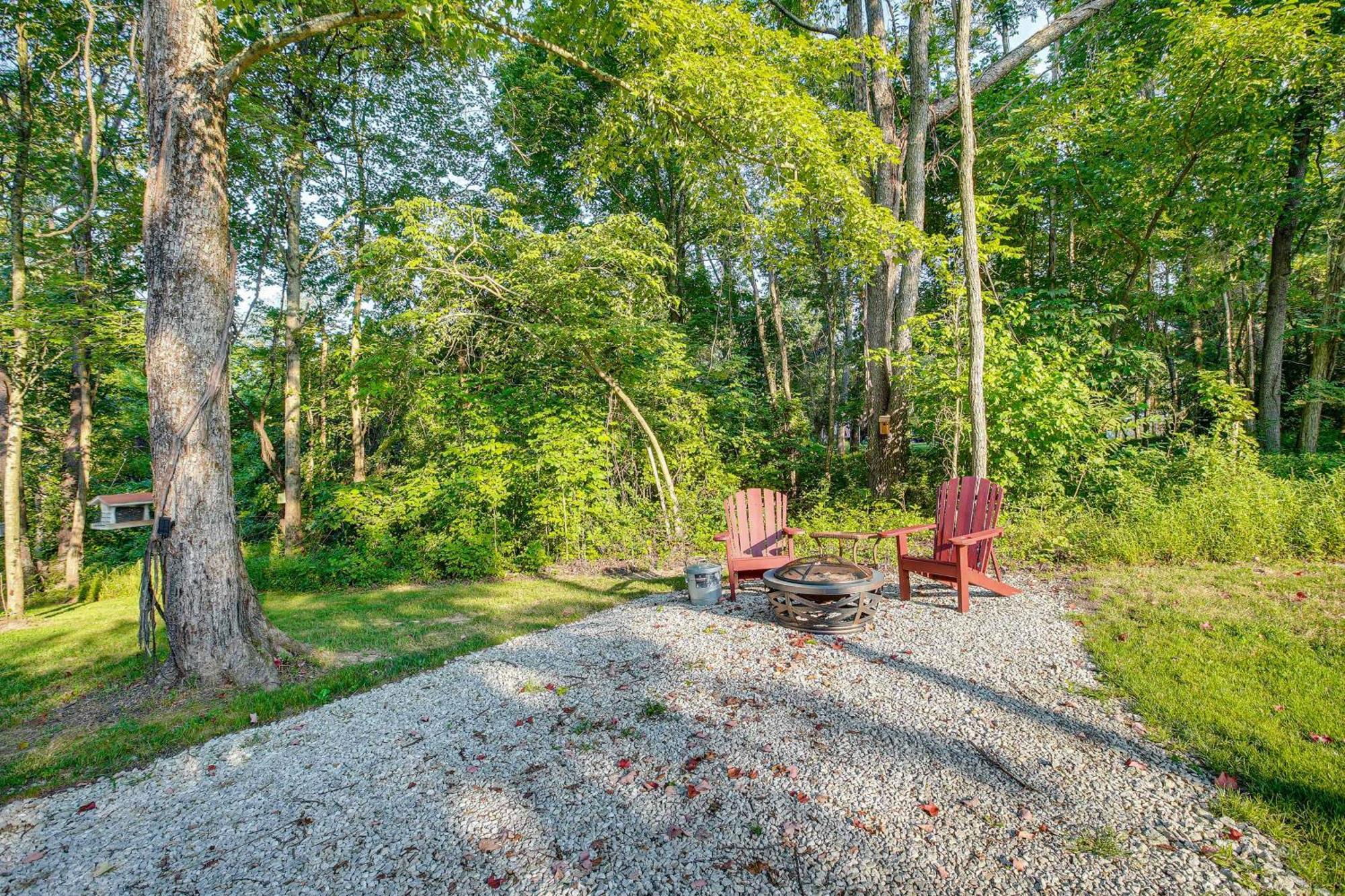 Idyllic Cabin In The Heart Of Hocking Hills Rockbridge Exteriör bild