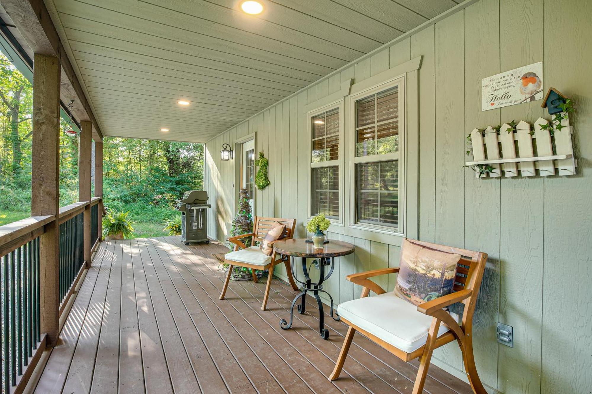 Idyllic Cabin In The Heart Of Hocking Hills Rockbridge Exteriör bild