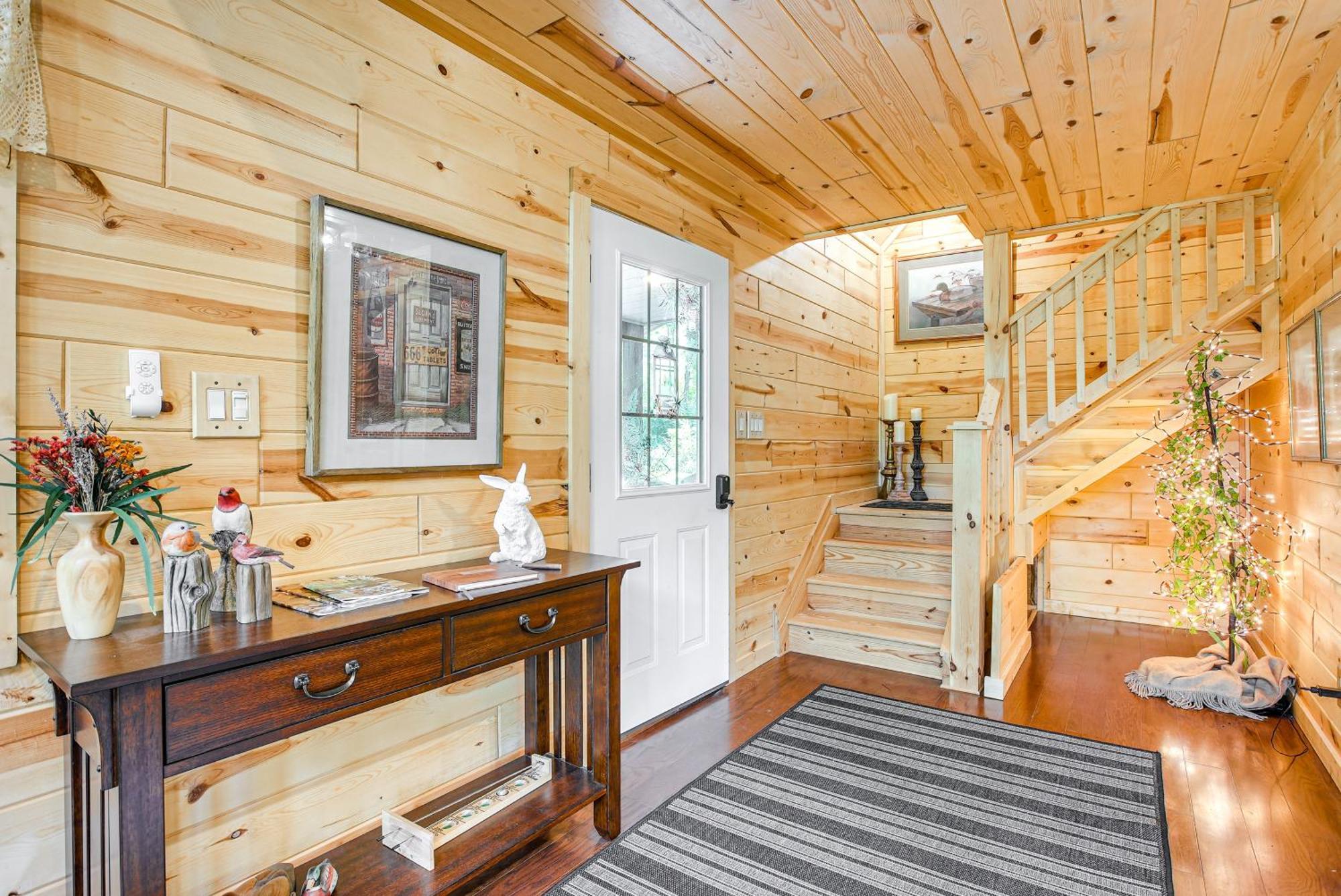 Idyllic Cabin In The Heart Of Hocking Hills Rockbridge Exteriör bild