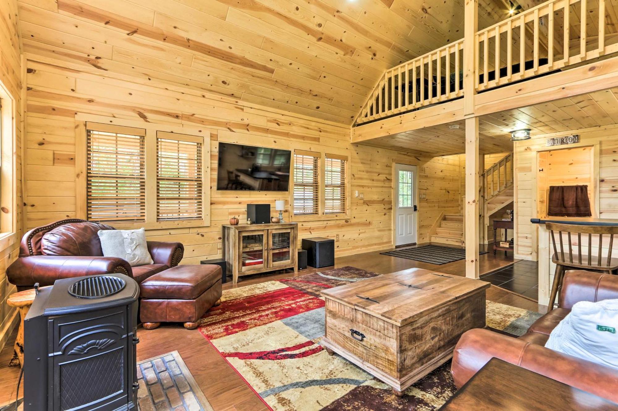 Idyllic Cabin In The Heart Of Hocking Hills Rockbridge Exteriör bild