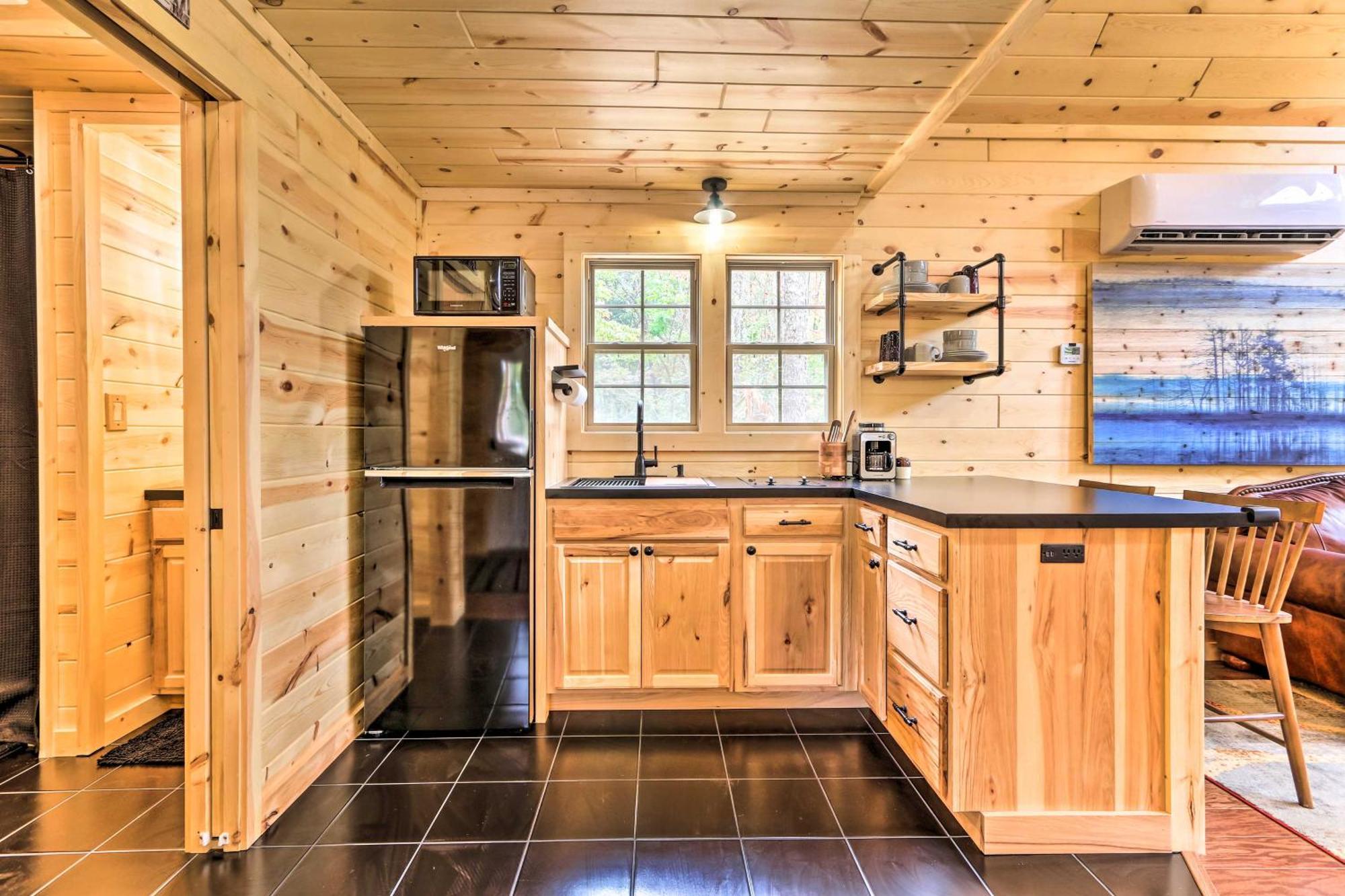 Idyllic Cabin In The Heart Of Hocking Hills Rockbridge Exteriör bild