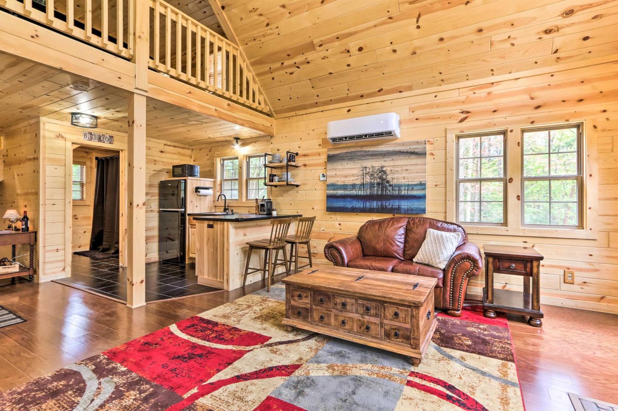 Idyllic Cabin In The Heart Of Hocking Hills Rockbridge Exteriör bild
